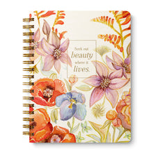 Load image into Gallery viewer, Wire-O Notebook - Seek Our Beauty Where It Lives
