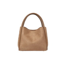 Load image into Gallery viewer, Steffie Suedette Mini Tote Bag - Honey