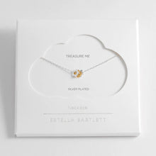 Load image into Gallery viewer, Estella Bartlett Necklace - Multi Flower Silver Plated