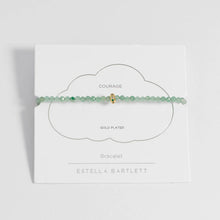 Load image into Gallery viewer, Estella Bartlett Bracelet - Green Aventurine Cz Disc