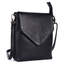 Load image into Gallery viewer, Bexley Leather Crossbody Bag - Black