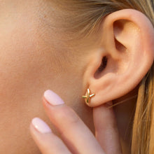 Load image into Gallery viewer, Estella Bartlett Earrings - Kiss Stud Silver Plated