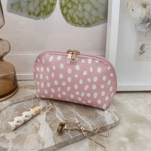 Load image into Gallery viewer, Nancy Cosmetic Bag - Small Pink