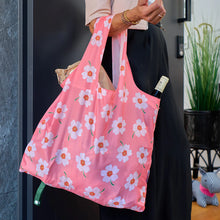 Load image into Gallery viewer, Foldup Shopping Tote - Meadow Blush