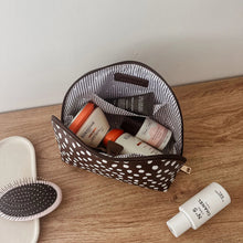 Load image into Gallery viewer, Nancy Cosmetic Bag - Large Chocolate