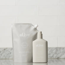 Load image into Gallery viewer, Al.ive Body : 1 Ltr Hand + Body Wash Refill - Sea Cotton & Coconut