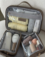 Load image into Gallery viewer, Georgie Cosmetic Case - Coffee