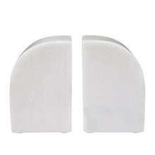 Load image into Gallery viewer, Marble Curved Book Ends (14.5x9.5x6cm)