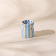 Load image into Gallery viewer, Paddywax Candle : Cabana Blue Striped - Lost at Sea