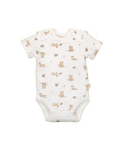 Load image into Gallery viewer, Bodysuit Short Sleeve - Bear & Fox : 00 3-6 Months