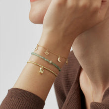 Load image into Gallery viewer, Estella Bartlett Bracelet - Green Aventurine Cz Disc