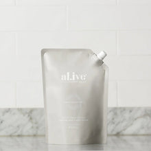 Load image into Gallery viewer, Al.ive Body : 1 Ltr Hand + Body Wash Refill - Sea Cotton & Coconut