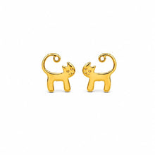 Load image into Gallery viewer, Earring - Happy Cat Studs