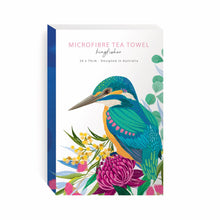 Load image into Gallery viewer, Microfibre Tea Towel - Kingfisher