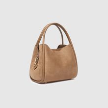 Load image into Gallery viewer, Steffie Suedette Mini Tote Bag - Honey