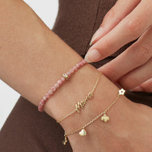Load image into Gallery viewer, Estella Bartlett Bracelet - Pink Tourmaline Cz Disc