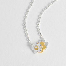 Load image into Gallery viewer, Estella Bartlett Necklace - Multi Flower Silver Plated