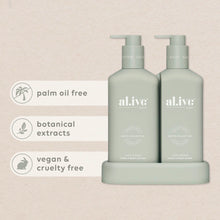 Load image into Gallery viewer, al.ive Body : Compact Wash & Lotion Duo + Tray - Ivory Bloom