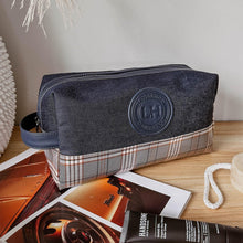Load image into Gallery viewer, Mens Denim Toiletry Bag - Levi