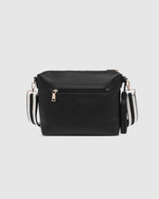 Load image into Gallery viewer, Kasey Stripe Crossbody Bag - Black