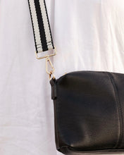 Load image into Gallery viewer, Kasey Stripe Crossbody Bag - Black