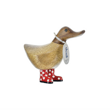 Load image into Gallery viewer, DCUK Natural Welly Ducky - Spots