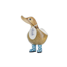 Load image into Gallery viewer, DCUK Natural Welly Ducky - Spots