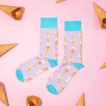 Load image into Gallery viewer, SALE : Socks - Smiley Ice Cream 36-40 (Was $17)