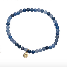 Load image into Gallery viewer, Healing Gem Bracelet - Blue Aventurine (Support)