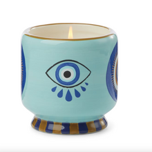 Load image into Gallery viewer, Adopo Ceramic Candle - Evil Eye : Incense + Smoke