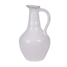 Load image into Gallery viewer, Roxy White Ceramic Jug