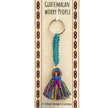 Load image into Gallery viewer, Keyring - Mayan Worry Bag Pompom