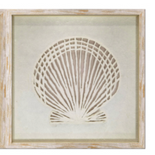 Load image into Gallery viewer, Shell Art - Scallop 50x50cm