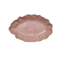 Load image into Gallery viewer, Ruffle Rectangle Platter (M) Icy Pink - Marmoset Found