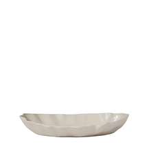 Load image into Gallery viewer, Ruffle Rectangle Platter (M) Chalk White - Marmoset Found