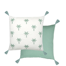 Load image into Gallery viewer, Cusion - Embroidered Palm Trees