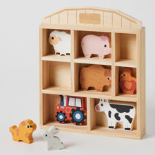 Load image into Gallery viewer, Wooden Farm Animals Set