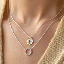 Load image into Gallery viewer, Estella Bartlett Necklace - Wings Silver Plated