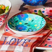Load image into Gallery viewer, Carla Dinnage Designs : Foxy Flower Trinket Bowl Green