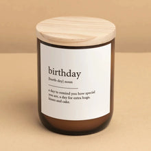 Load image into Gallery viewer, Dictionary Meaning Candle - Birthday