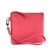 Load image into Gallery viewer, Carlota Leather Clutch - Coral
