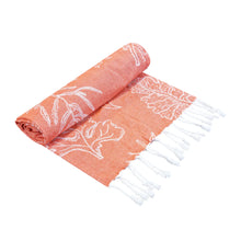 Load image into Gallery viewer, Turkish Towel - Coral : Tangerine