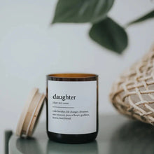 Load image into Gallery viewer, Dictionary Meaning Candle - Daughter