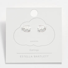 Load image into Gallery viewer, Estella Bartlett Earrings - Trio Star Studs Silver Plated
