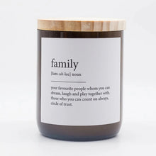 Load image into Gallery viewer, Dictionary Meaning Candle - Family