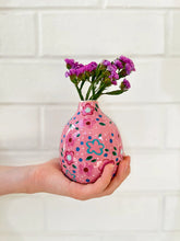 Load image into Gallery viewer, Carla Dinnage Designs : Foxy Flower Mini Vase Pink