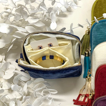 Load image into Gallery viewer, Travel Jewellery Purse - Navy