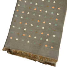 Load image into Gallery viewer, SALE : Scarf - Mini Hearts Latte (Was $35)