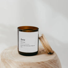 Load image into Gallery viewer, Dictionary Meaning Candle - Love