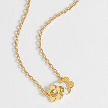 Load image into Gallery viewer, Estella Bartlett Necklace - Multi Flower Gold Plated